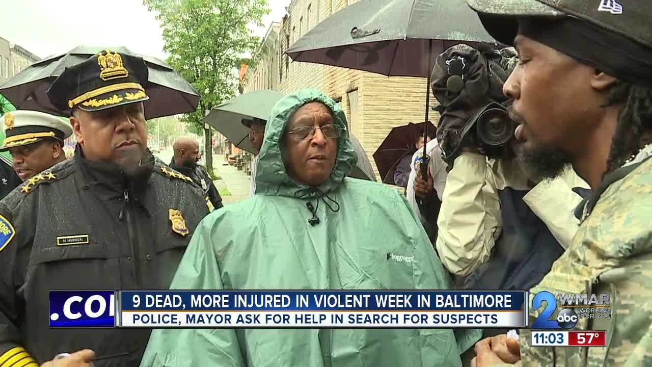 9 Dead, several injured in violent week in Baltimore