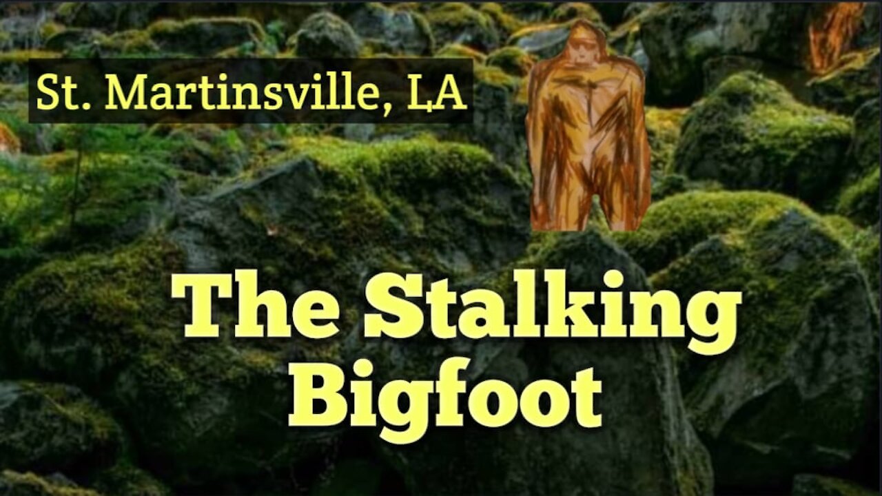 BIGFOOT STALKS A MAN IN THE LOUISIANA WOODS.