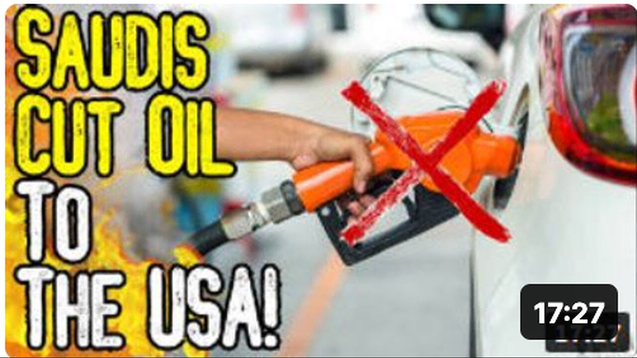 WOW! Saudi Arabia CUTS OIL To US! - Shortages Are About To SKYROCKET! - Great Reset Ahead!