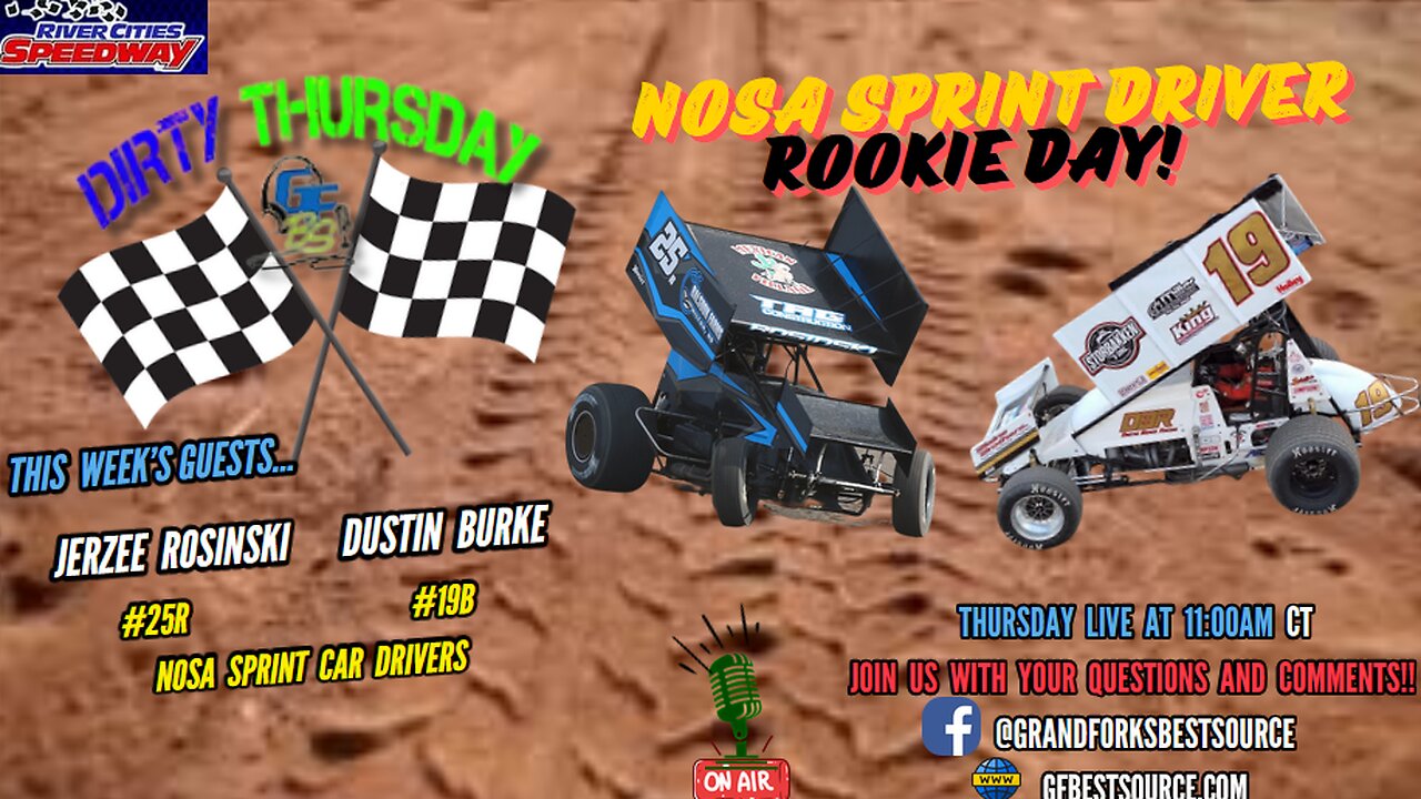 RCS Dirty Thursday - "NOSA Rookie Day" #25R Jerzee Rosinski & #19B Dustin Burke