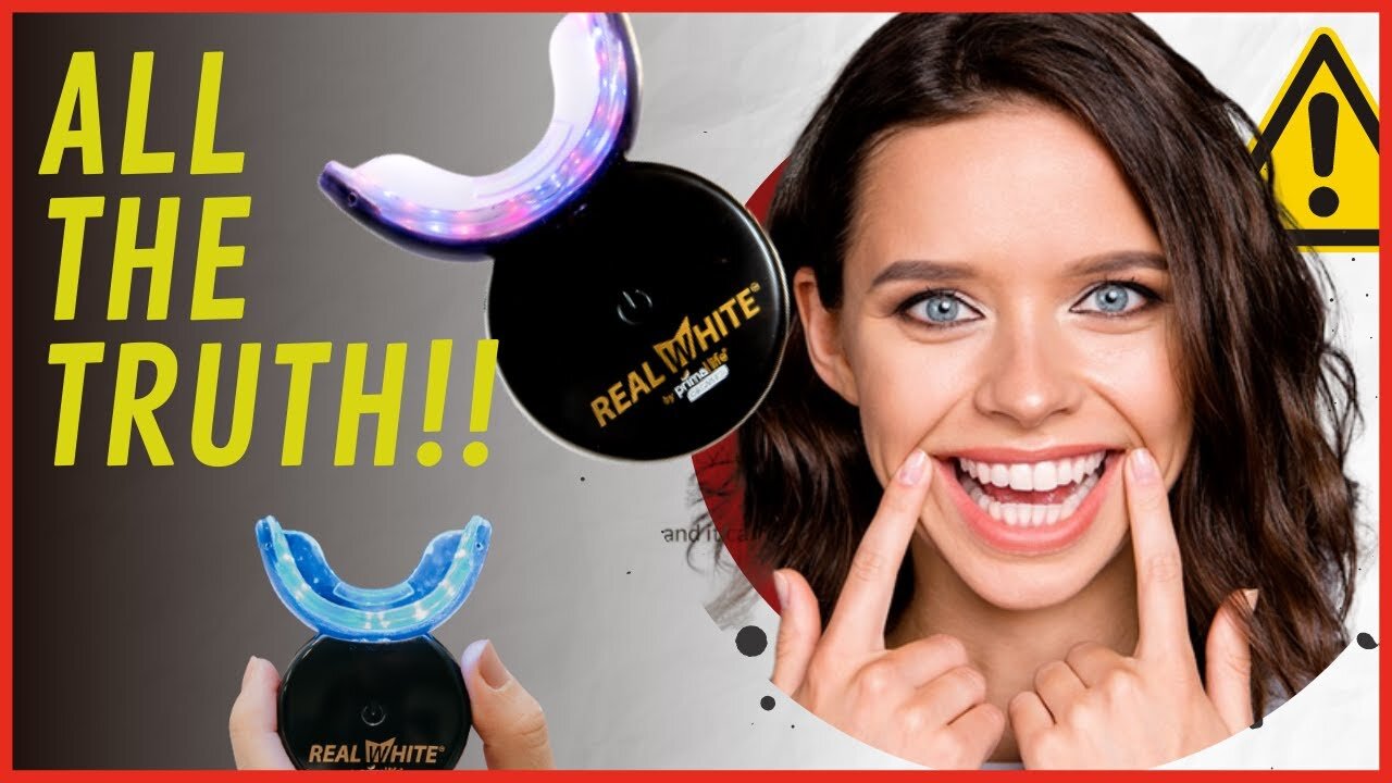 REAL WHITE Primal Life|LED Teeth Whitening – Review| Does the Real White really work?