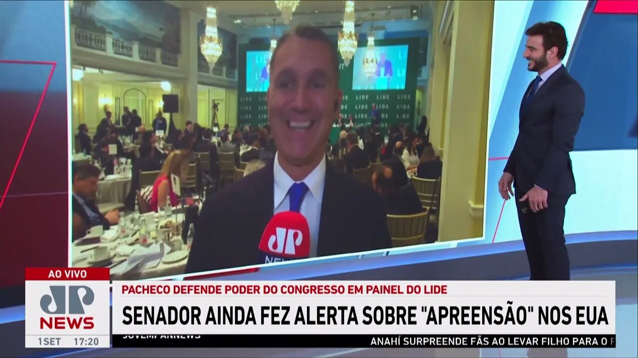 Pacheco participa do Lide e faz defesa sobre poder do Congresso