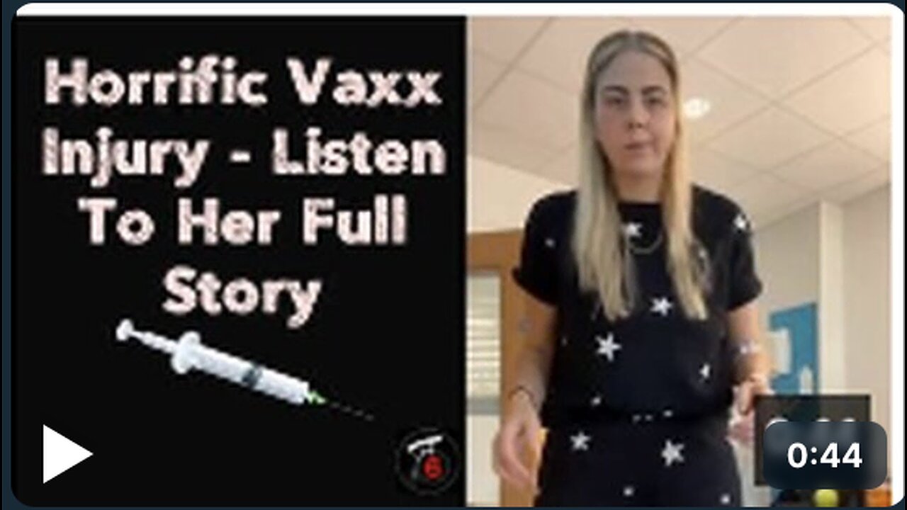 Horrific Vaxx Injury 💉👀