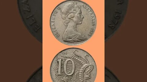 AUSTRALIA 10 CENTS 1978.#shorts @COINNOTESZ