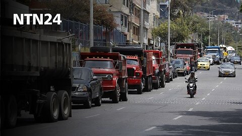 Paro camionero afecta la movilidad en Colombia; miles de personas sin transporte en Bogotá