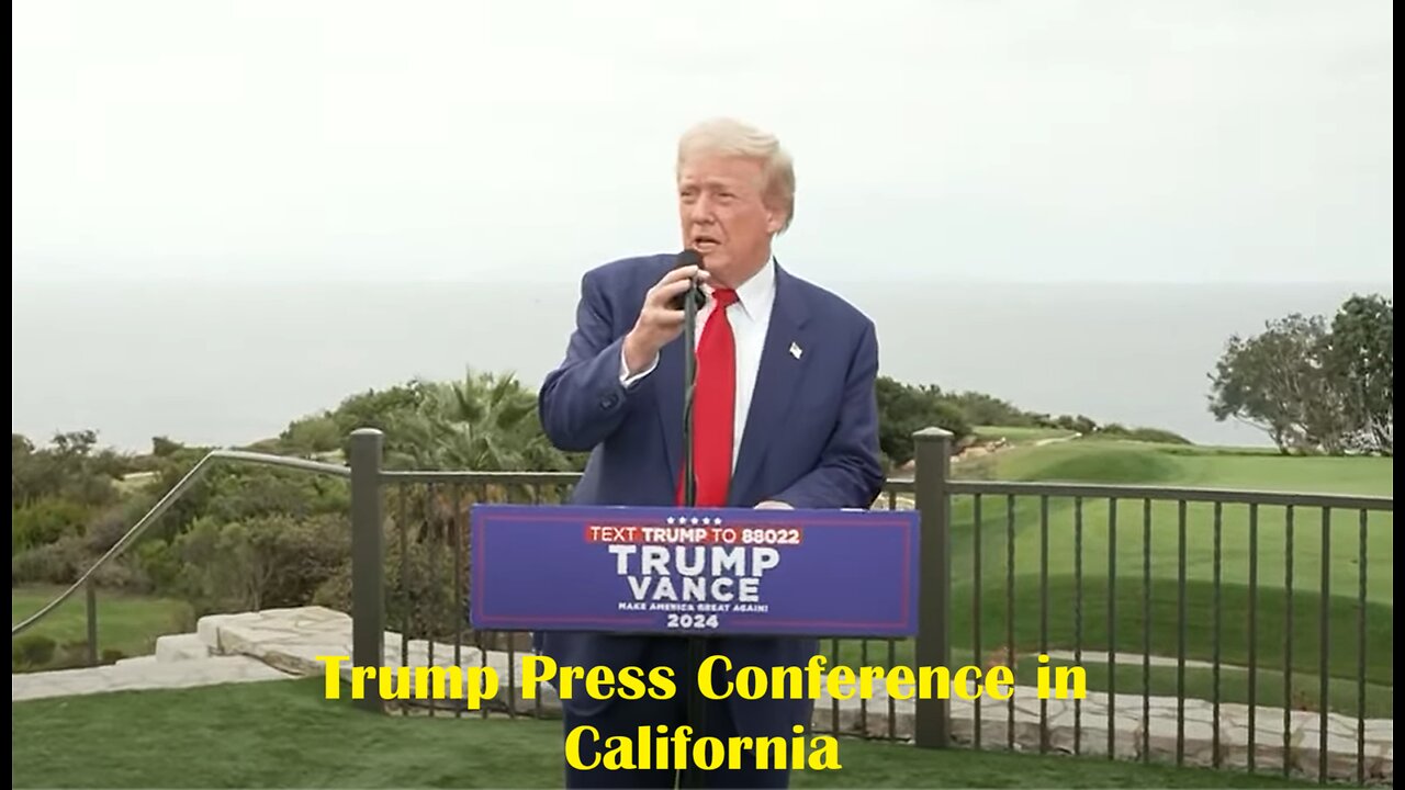 President Trump Press Conference in California: FULL SPEECH