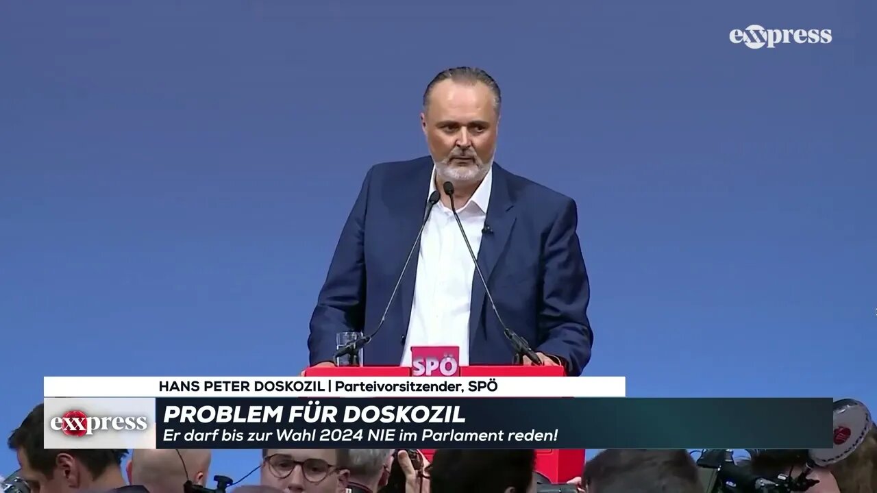Das größte Problem von Doskozil: Er darf bis zur Wahl 2024 NIE im Parlament reden!