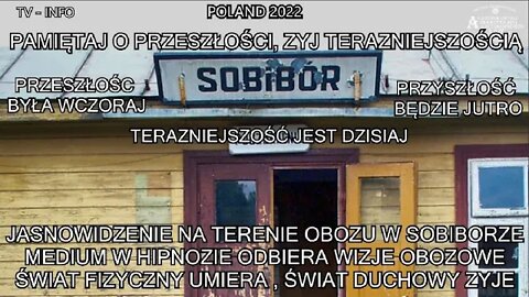 JASNOWIDZENIE NA TERENIE OBOZU W SOBIBORZE, MEDIUM W HIPNOZIE ODBIERA WIZJE ŻYCIA OBOZOWEGO /TV INFO