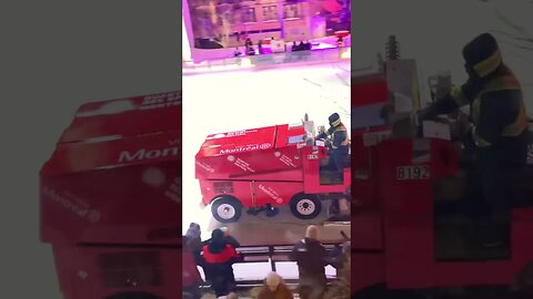 Place Tranquille ice resurfacer work