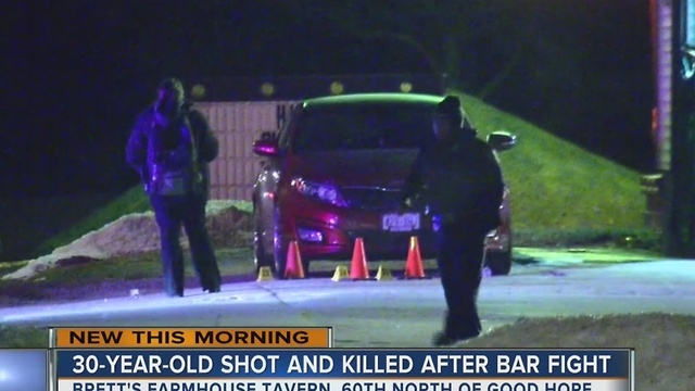 30-year-old shot, killed in overnight bar fight