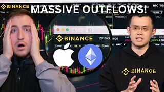 BINANCE OUTFLOWS INSANE...APPLE UNBANS NFTS