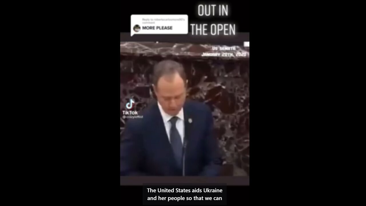 ADAM SCHiFF.. States "America is using Ukraine to fight Russia