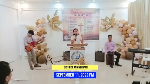 District Anniversary | September 11, 2022 AM | PastorB.