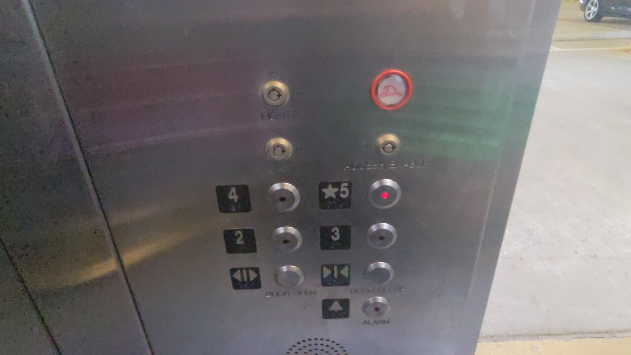 A fast elevator & a dysfunctional elevator at the Huntington Metro Station in Alexandria, VA