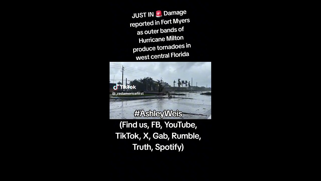 Tornado Damage Ahead of Milton 2024