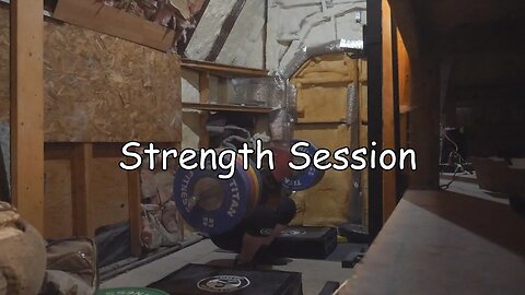 Weightlifting Training - Strength work