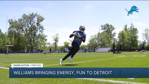 Jamaal Williams bringing fun and energy to Lions