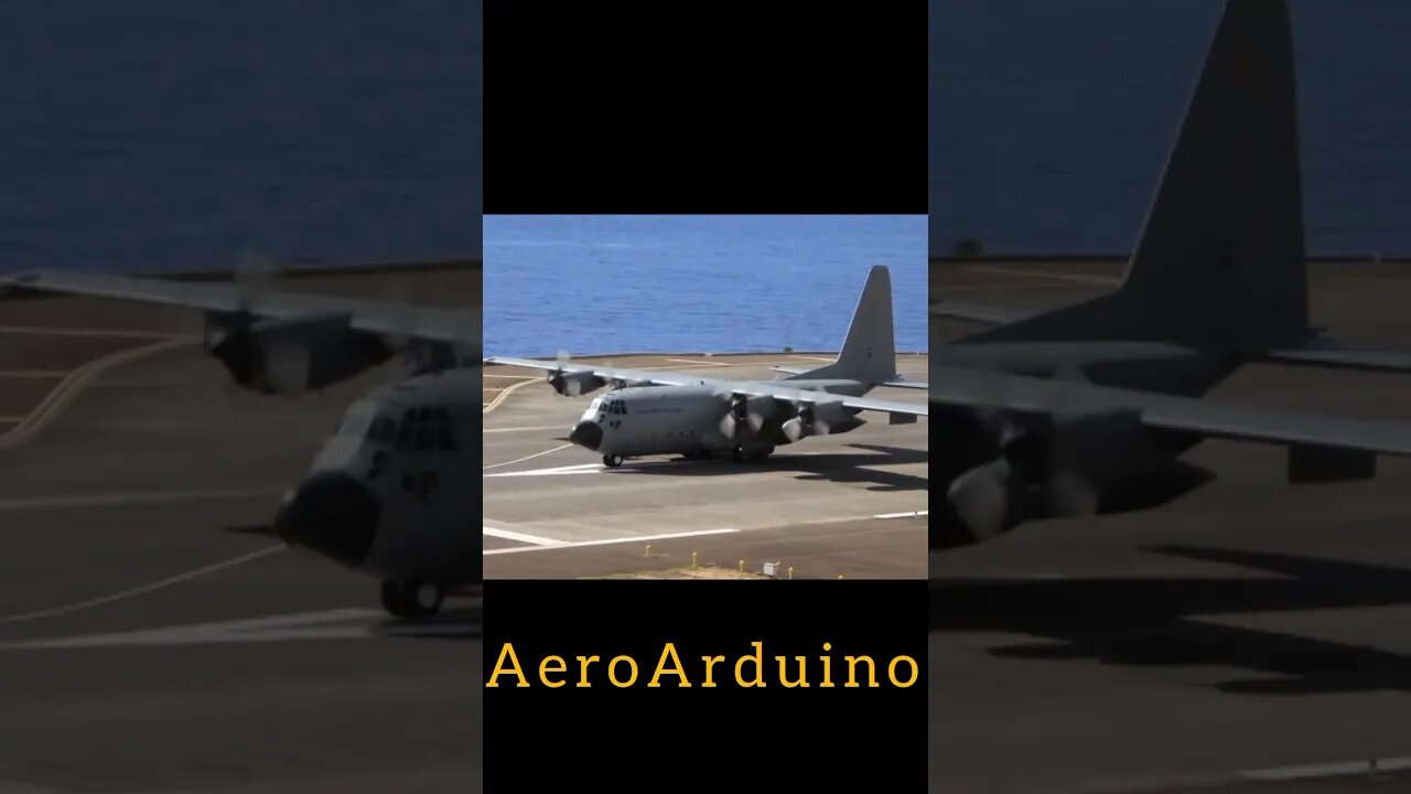 Motivational #C130 Gigantic Heavy Takeoff #Aviation #AeroArduino