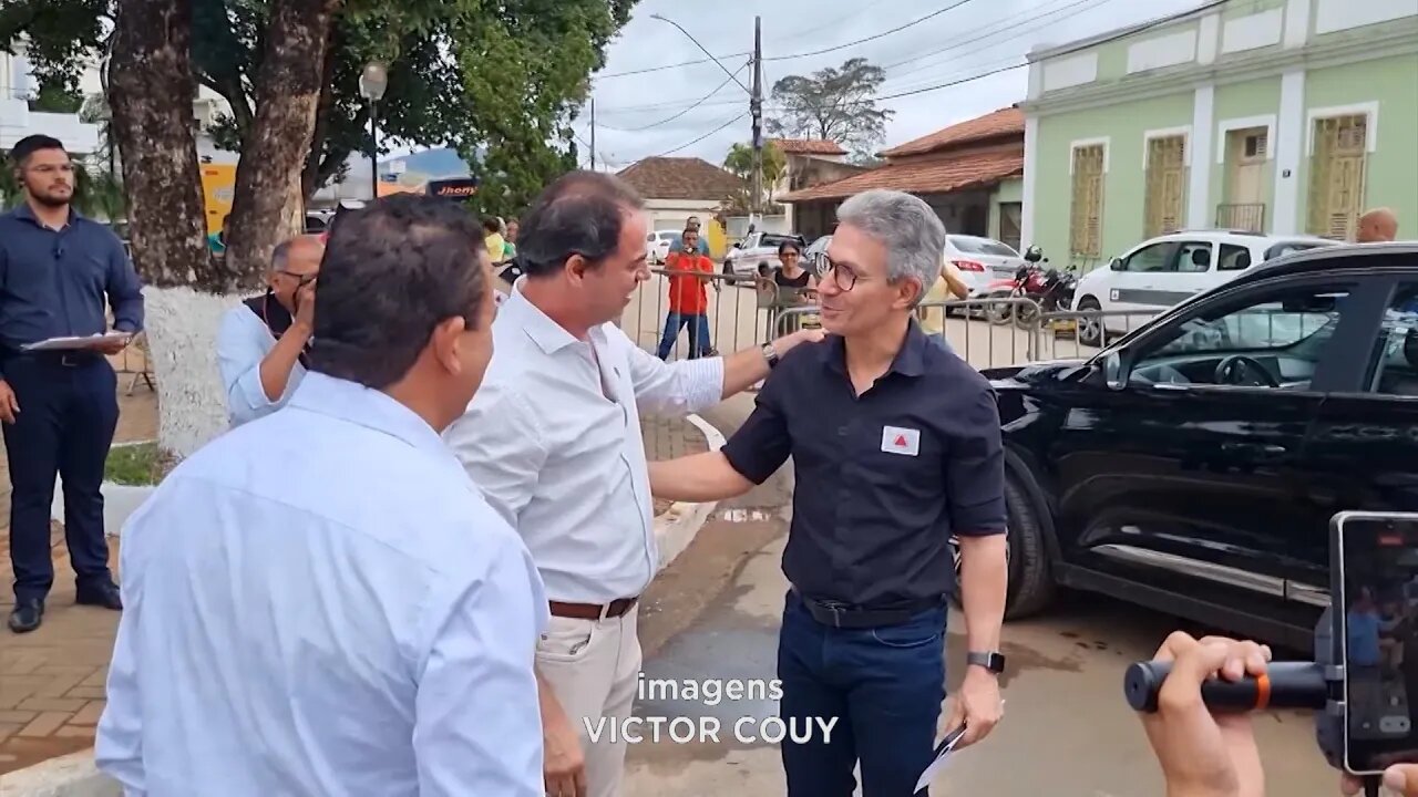 Poté e Ladainha: Governador Romeu Zema visita o Vale do Mucuri e entrega obras na região.