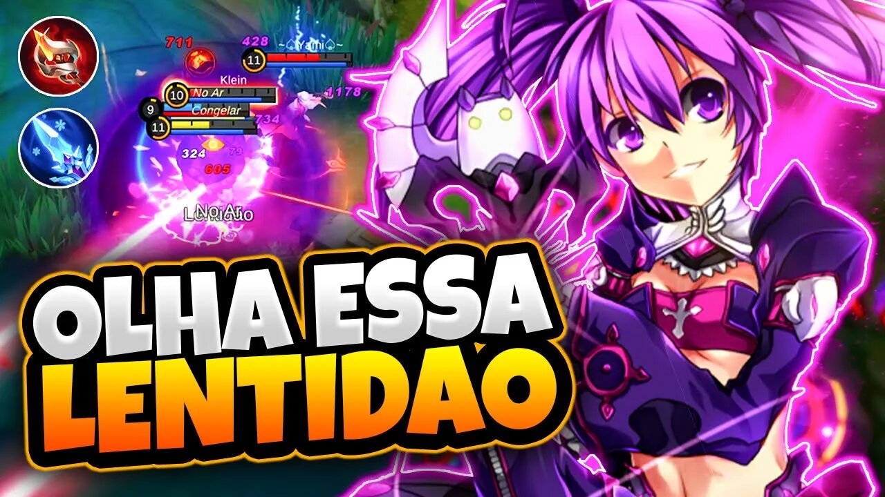 ELA IRRITA O INIMIGO ATÉ NAS PARTIDAS MAIS DIFÍCEIS | MOBILE LEGENS