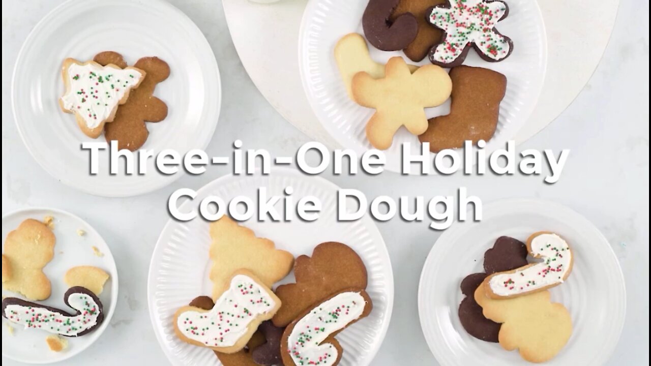 Three-in-One Holiday Cookie Dough