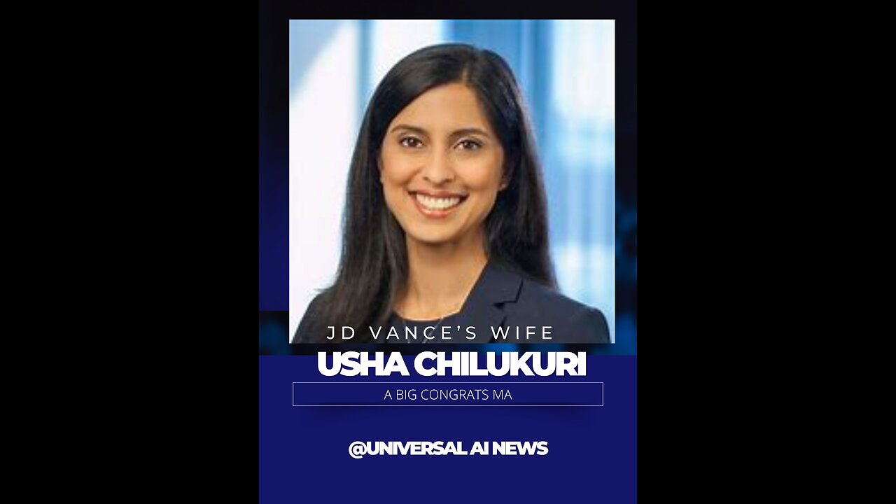 Meet Usha Chilukuri Vance: JD Vance's Influential Indian-Origin Wife