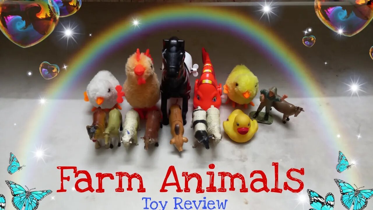 Farm animals toys. | unboxing & review | Our little mario