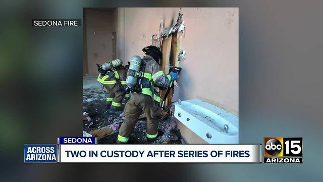 Sedona FD: 25 fires set in and around West Sedona School