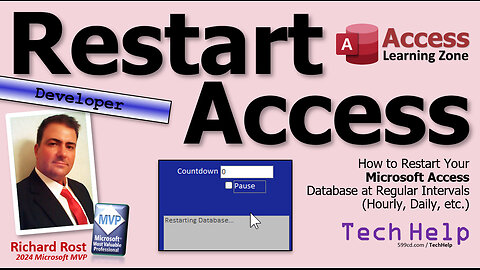 How to Restart Your Microsoft Access Database at Regular Intervals (Hourly, Daily, etc.)