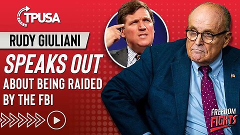 Rudy Guiliani Speaks Out About Being Raided By The FBI