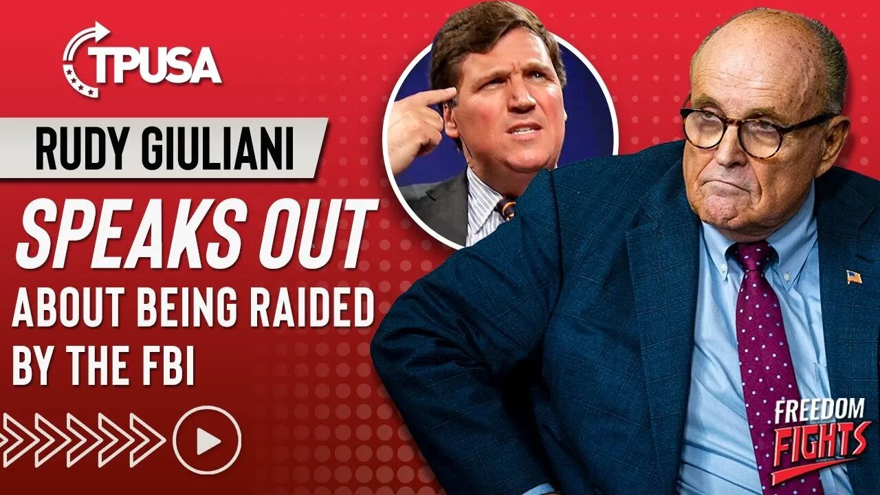 Rudy Guiliani Speaks Out About Being Raided By The FBI