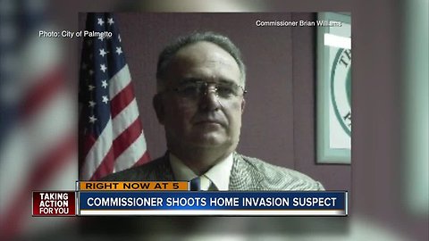 Palmetto Commissioner shoots suspected intruder, won't face charges