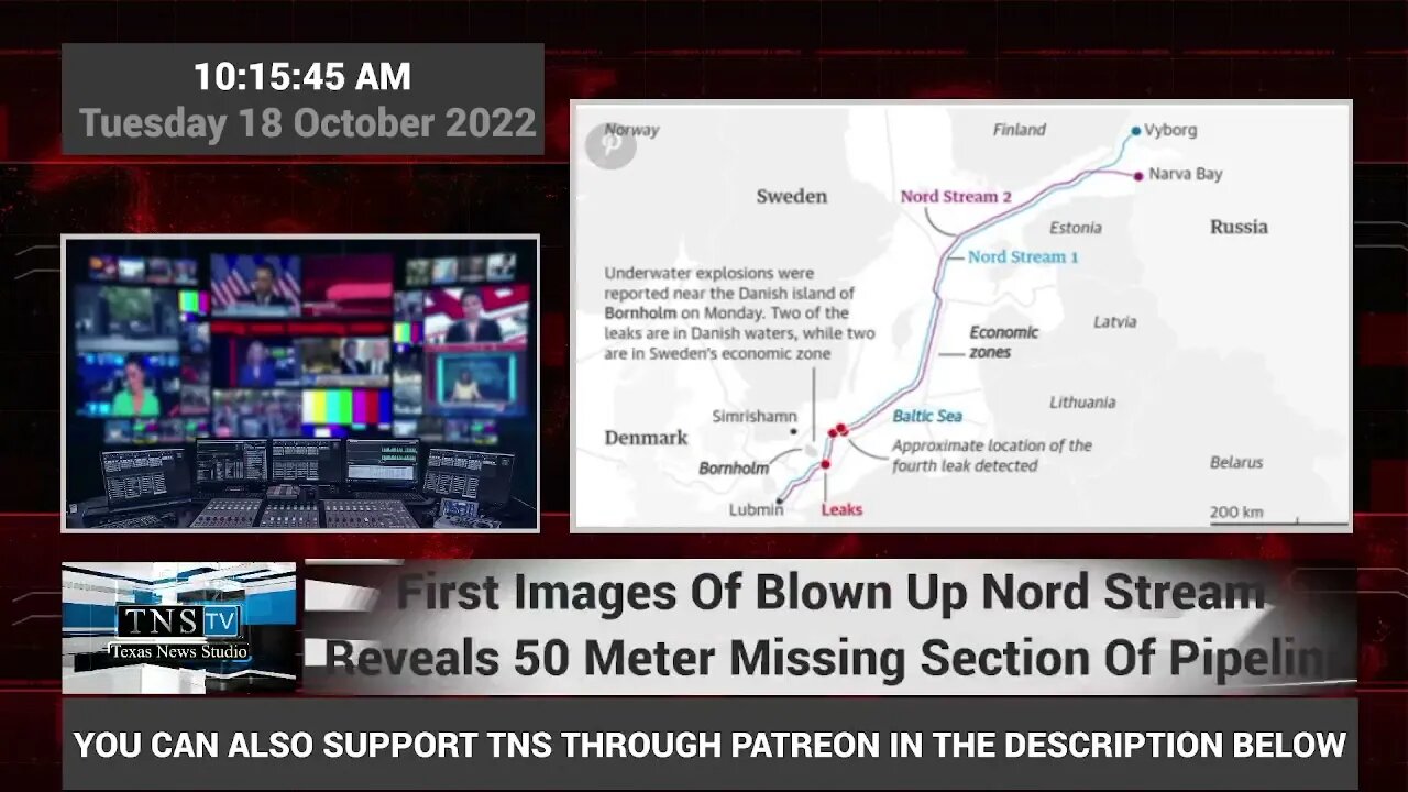 First Images Of Blown Up Nord Stream Reveals 50 Meter Missing Section Of Pipeline