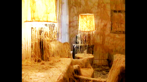Room Covered In Melted Cheese