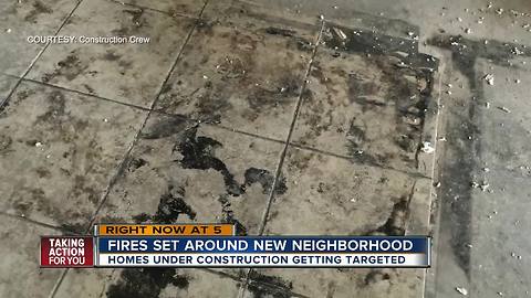 Neighbors on alert after 4 new homes in Hillsborough County subdivision set on fire