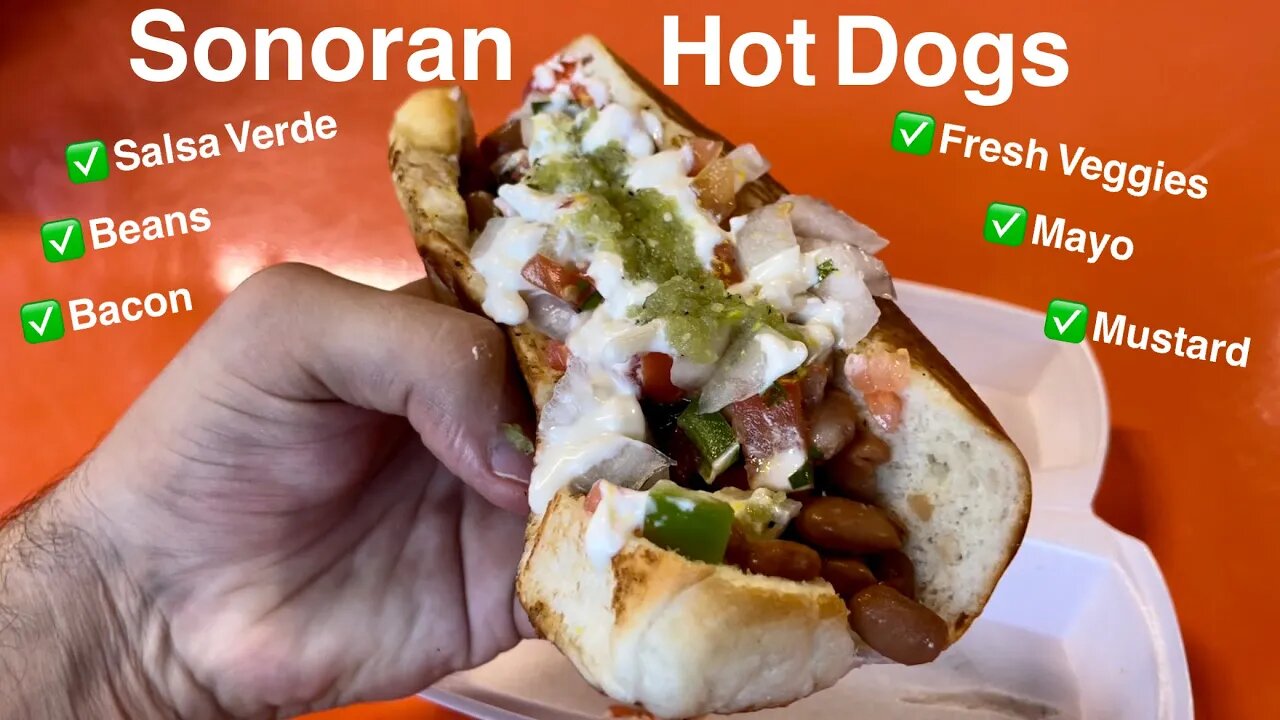 Making Sonoran Dogs from Scratch (homemade bun and 3 condiments)