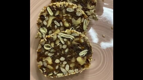 Granola roll, easy to make, without sugar