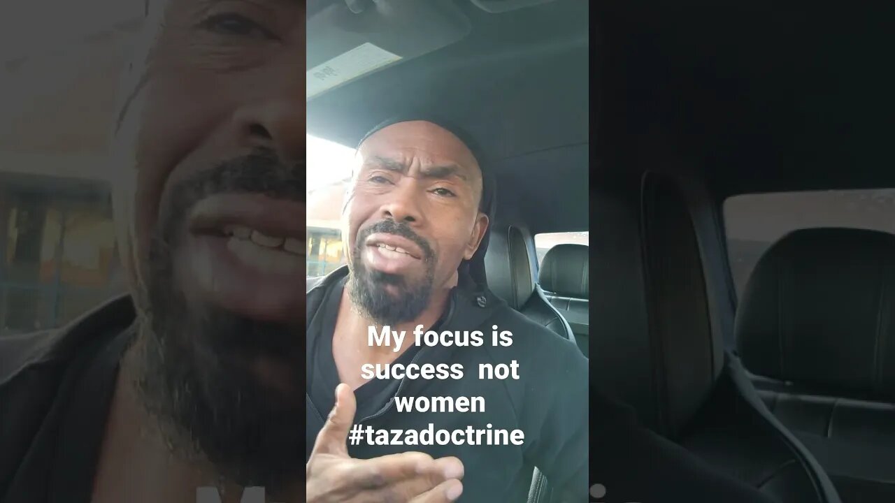 focused on my purpose not women #tazadoctrine