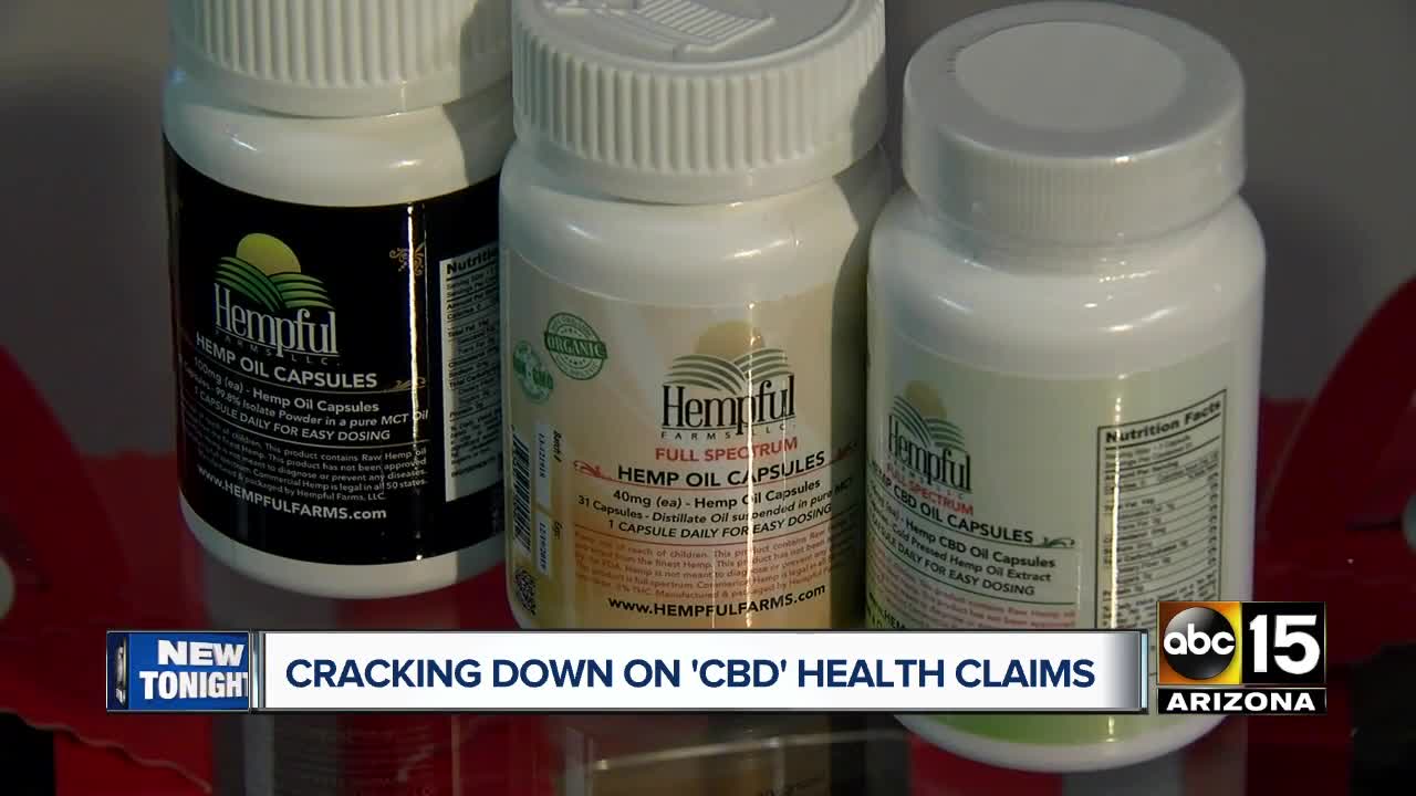 Cracking down on CBD heath claims