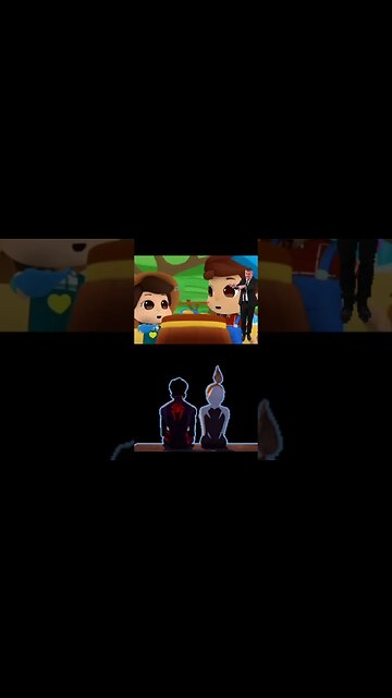 Spiderman watching omar and hana shorts part 1