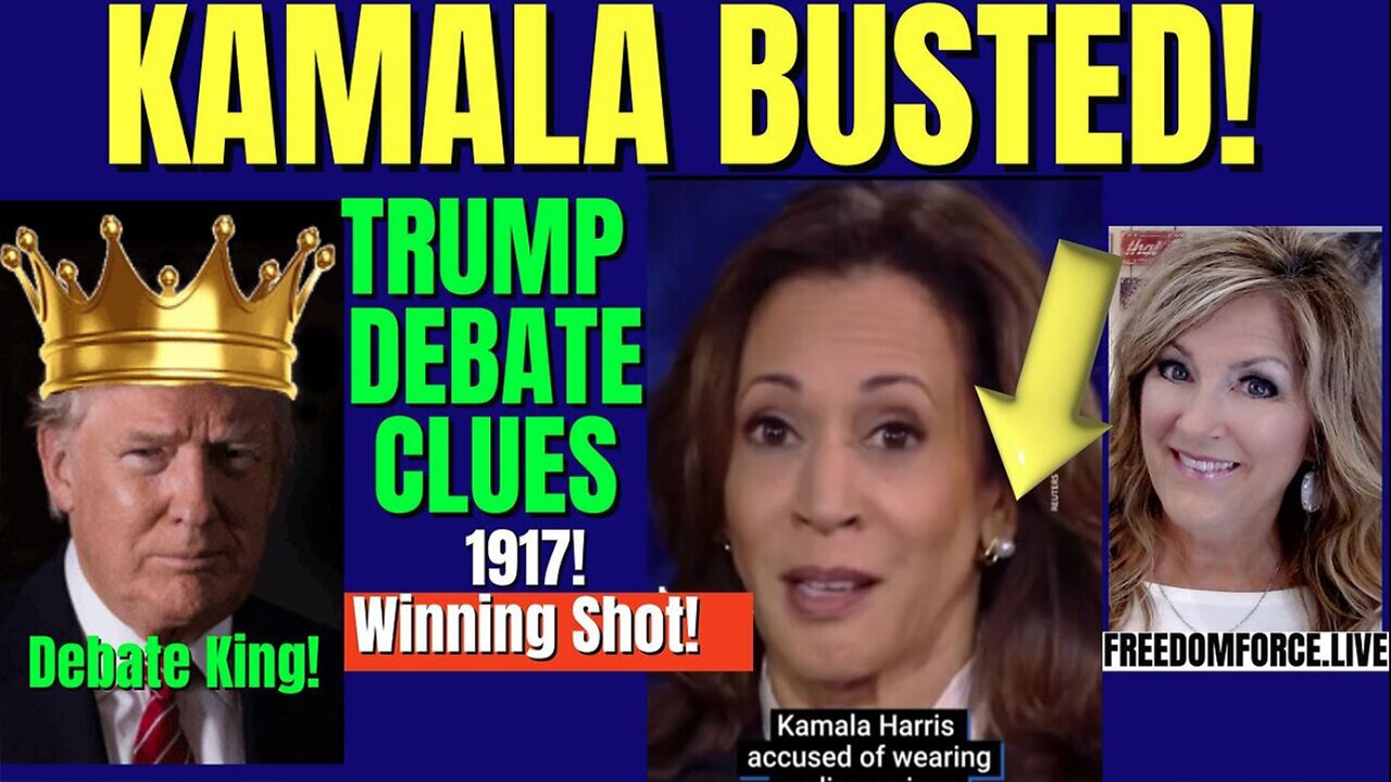 Melissa Redpill HUGE Intel Sep 12: "Trump Debate Extravaganza!"