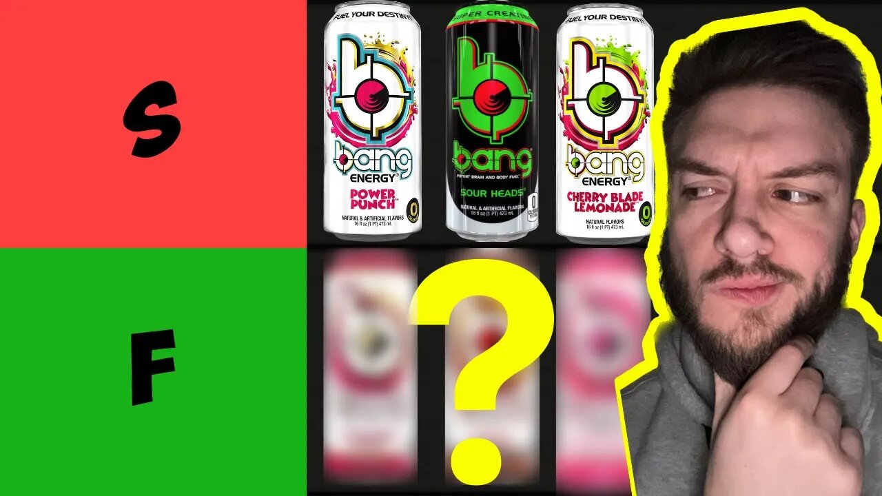 BEST BANG Energy Drink Flavor Tier List