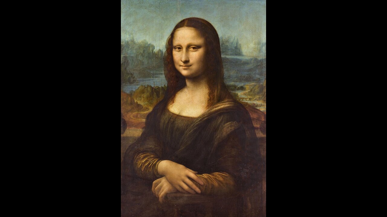 short video - drawing of monalisa