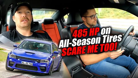 SCARED by Scat Pack Charger on the Nürburgring!