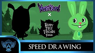 Speed Drawing: Happy Tree Friends Fanon - Trusty | Mobebuds Style