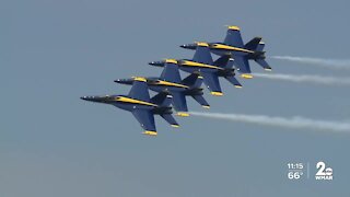 Thanks to this navy pilot, students got to watch the Blue Angels at the Naval Academy