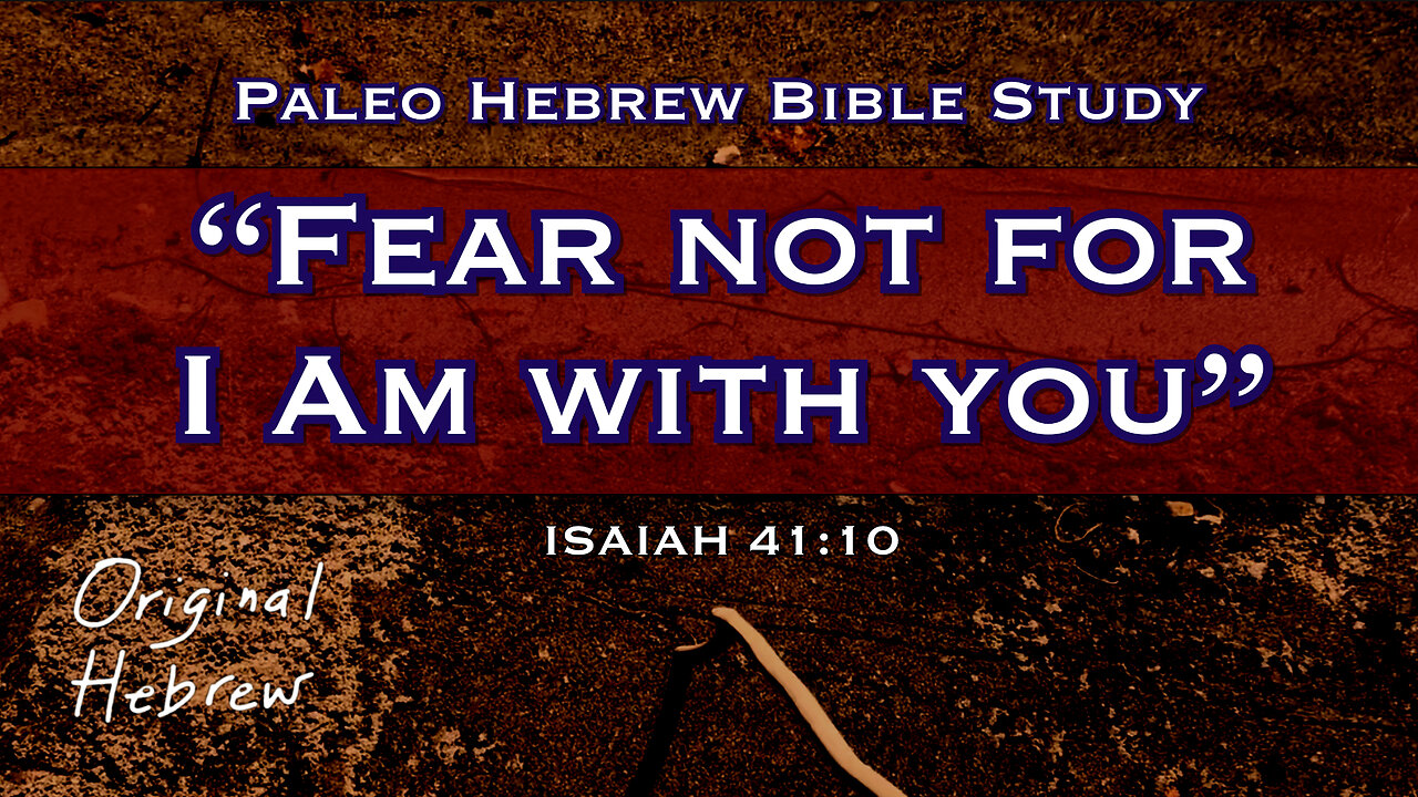 Encouragement From Father’s Words: Fear Not, For I Am With You | Isaiah 41:10