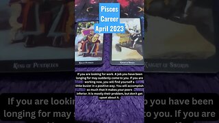 Pisces Career April 2023 #tarotscope #tarot #tarotreading #careerreading #career #pisces