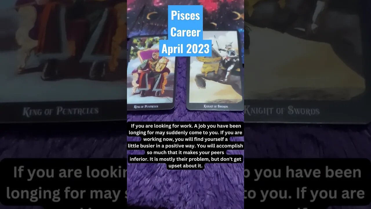 Pisces Career April 2023 #tarotscope #tarot #tarotreading #careerreading #career #pisces