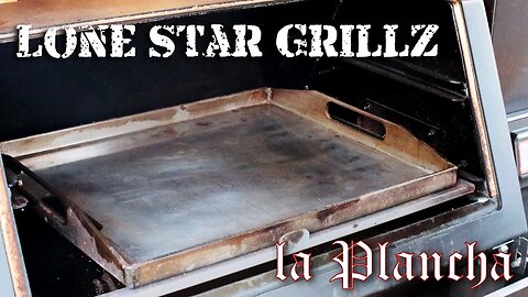Hamburger Steak on "la Plancha" for the Lone Star Grillz Pellet Smoker